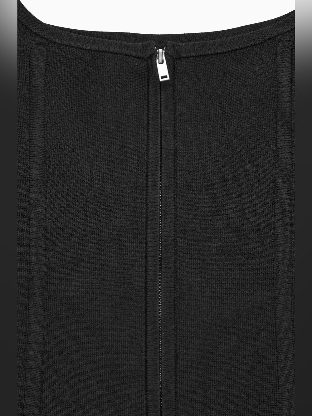 COS CORSET-STYLE A-LINE DRESS xs old money drop waist Carolyn Bessette Kennedy - Picture 10 of 11